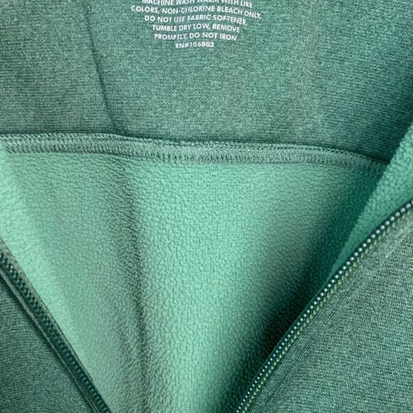 Men's Duluth Trading Co Green 1/4 Zip Long Sleeve Sweatshirt Fleece XL - Picture 5 of 7